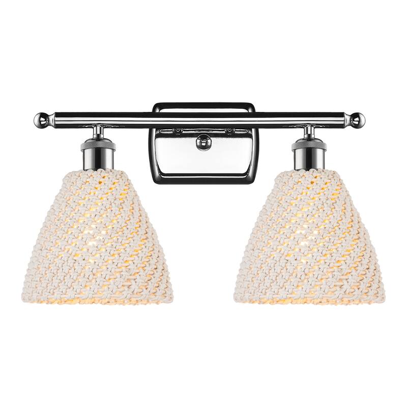 Innovations Lighting 516-2W-11-18 Bristol Natural Vanity Bristol - Polished Chrome / Natural