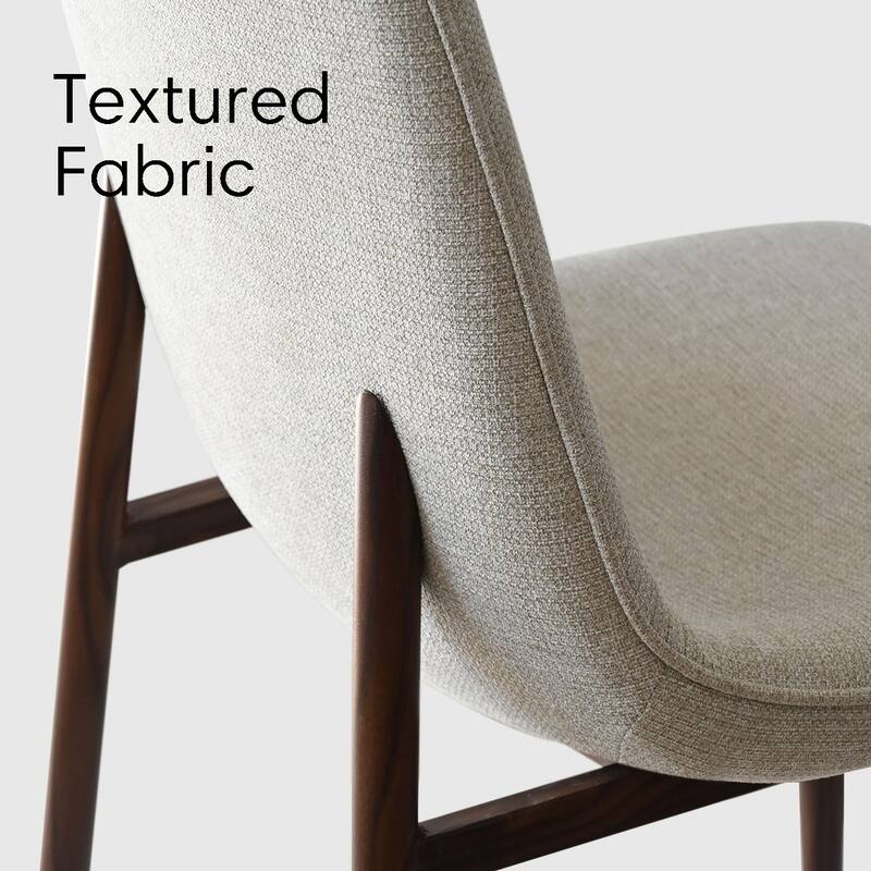 Modern Round Glass Table Set for 4 with Upholstered Dining Chairs