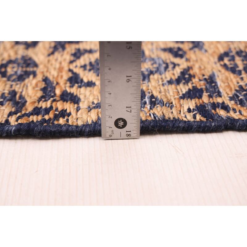 ECARPETGALLERY Flat-Weave Palas Denizli Tan Jute Kilim - 5'2 x 7'5