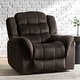 preview thumbnail 1 of 22, Hawthorne Steel Glider Recliner by Christopher Knight Home Brown