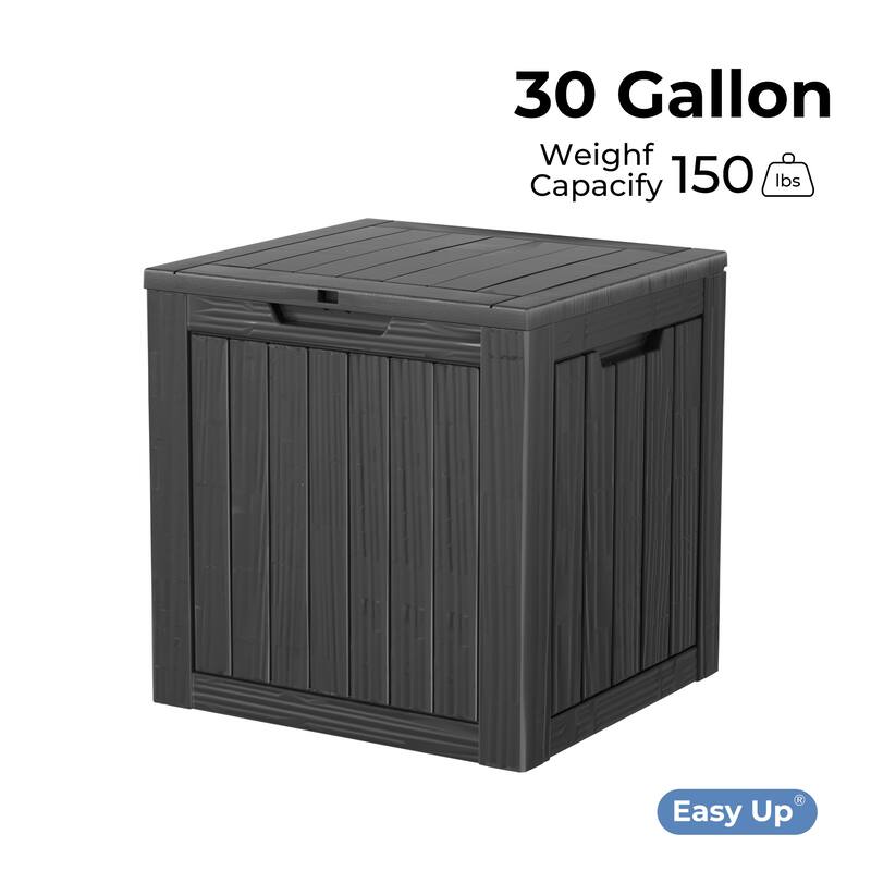 30 Gal. Resin Outdoor Patio Storage Deck Box
