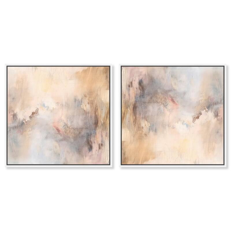 Gossamer Light Canvas by Art Remedy - 40" x 40" - Black