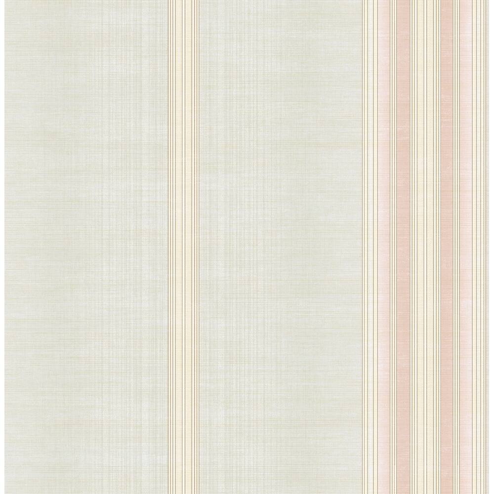 Seabrook Designs Vesper Stripe Unpasted Wallpaper
