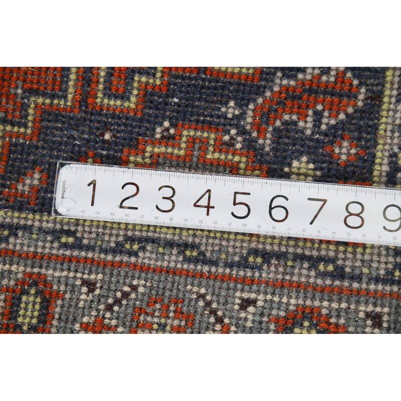 Orange Viss Indian Accent Rug Handmade Wool Carpet - 3'0"x 5'0"