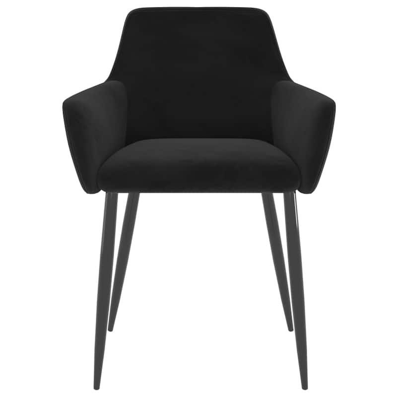 vidaXL Dining Chairs Upholstered Chair with Metal Legs for Living Room Velvet - 22" x 22" x 30.7"