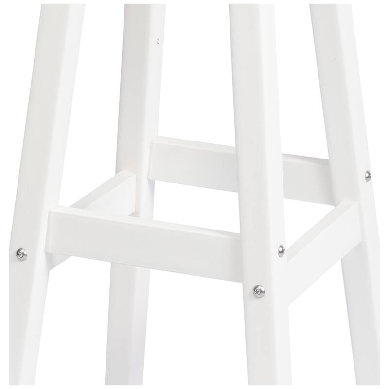 Laguna Hdpe All Weather Outdoor Patio 24" Square Counter Stool (Set Of 3)
