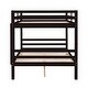 preview thumbnail 21 of 40, Full over Full Wooden Bunk Bed, High Guardrail,Ladder, No Box Spring