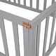 preview thumbnail 12 of 35, Twin Solid Wood Floor Bed with Fence & Door - Safe for Toddlers, Kids & Babies
