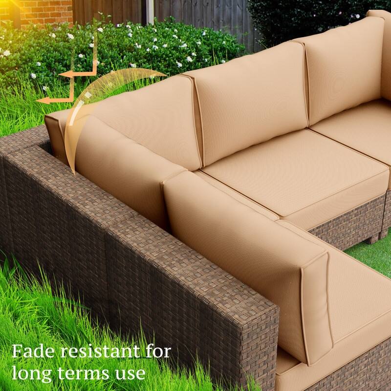 14 Piece Patio Furniture Cushion Set Outdoor Sofa Replacement Cushions