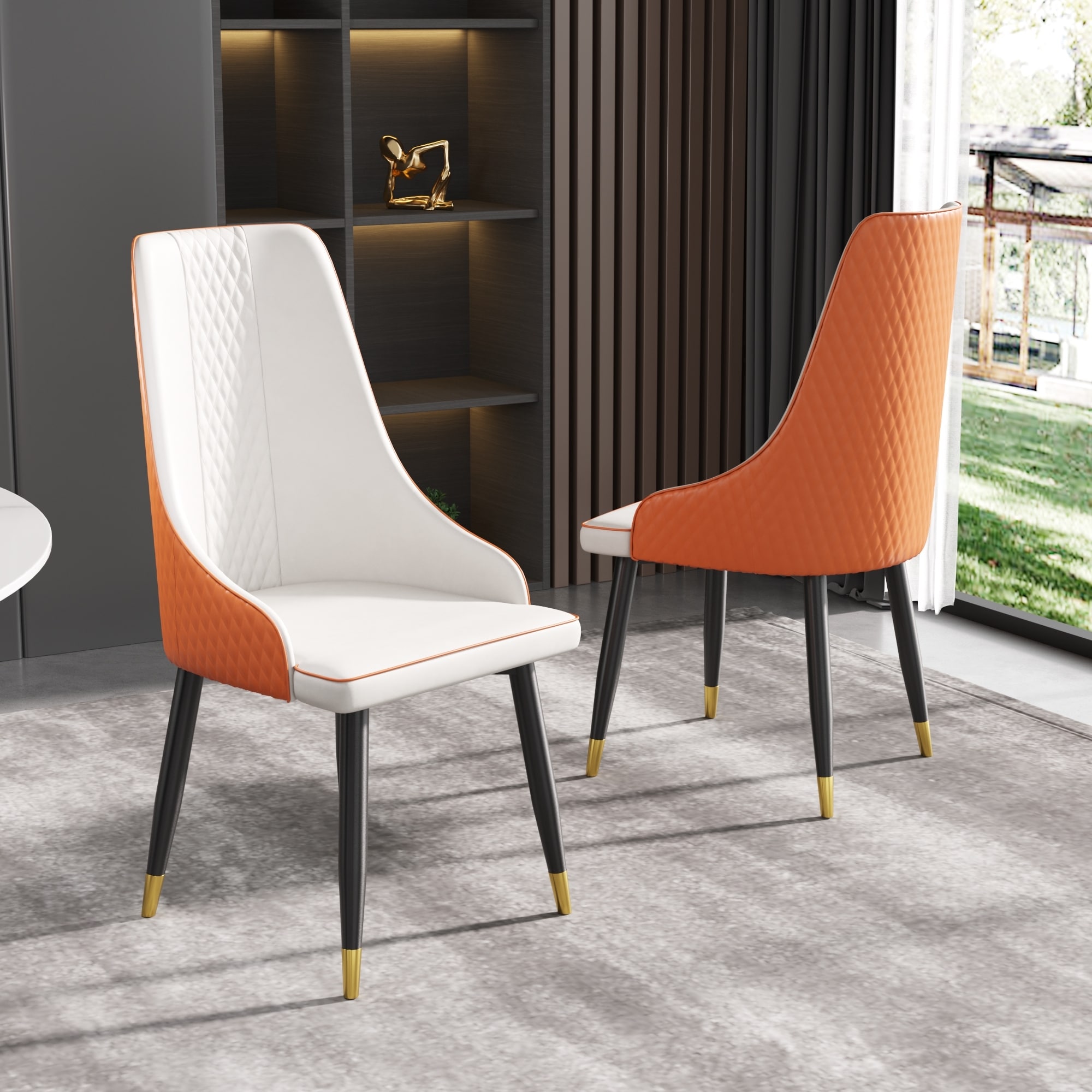 Modern parsons hotsell dining chairs