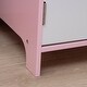 preview thumbnail 7 of 12, Toddler Writing Desk with Chair, Kids Art and Study Table Set with Storage and Whiteboard for Home Learning