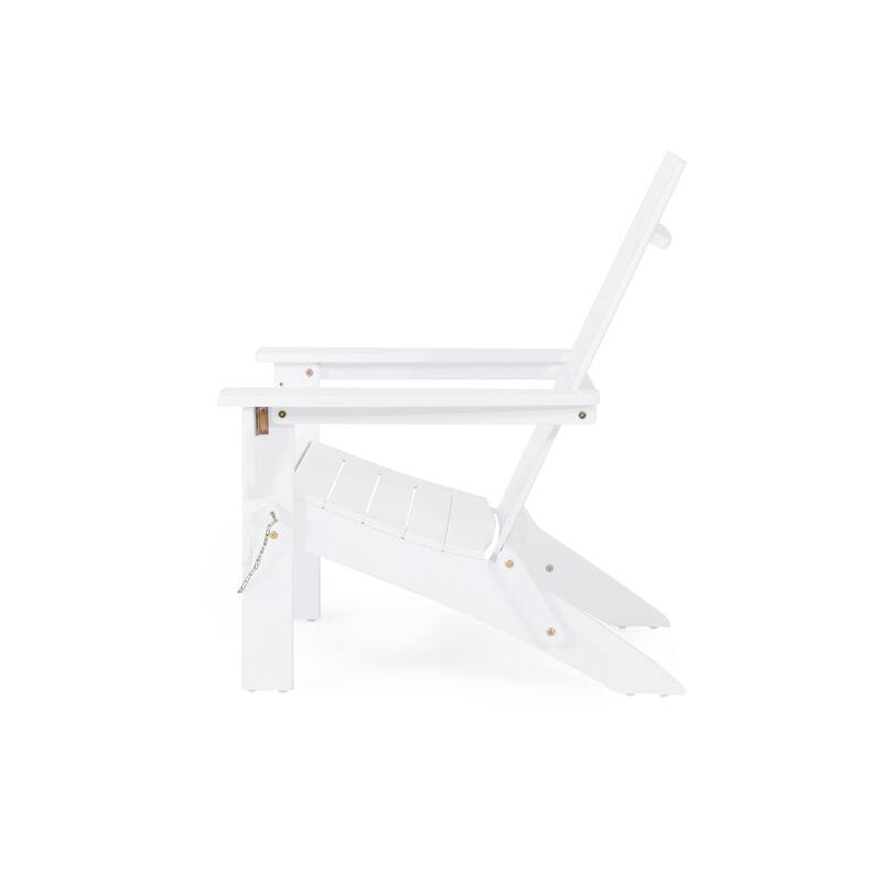 Zuma Outdoor Outdoor Acacia Wood Foldable Adirondack Chairs (Set of 2) by Christopher Knight Home