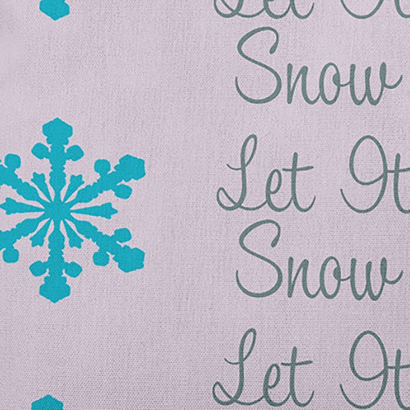 Let It Snow Winter Accent Pillow