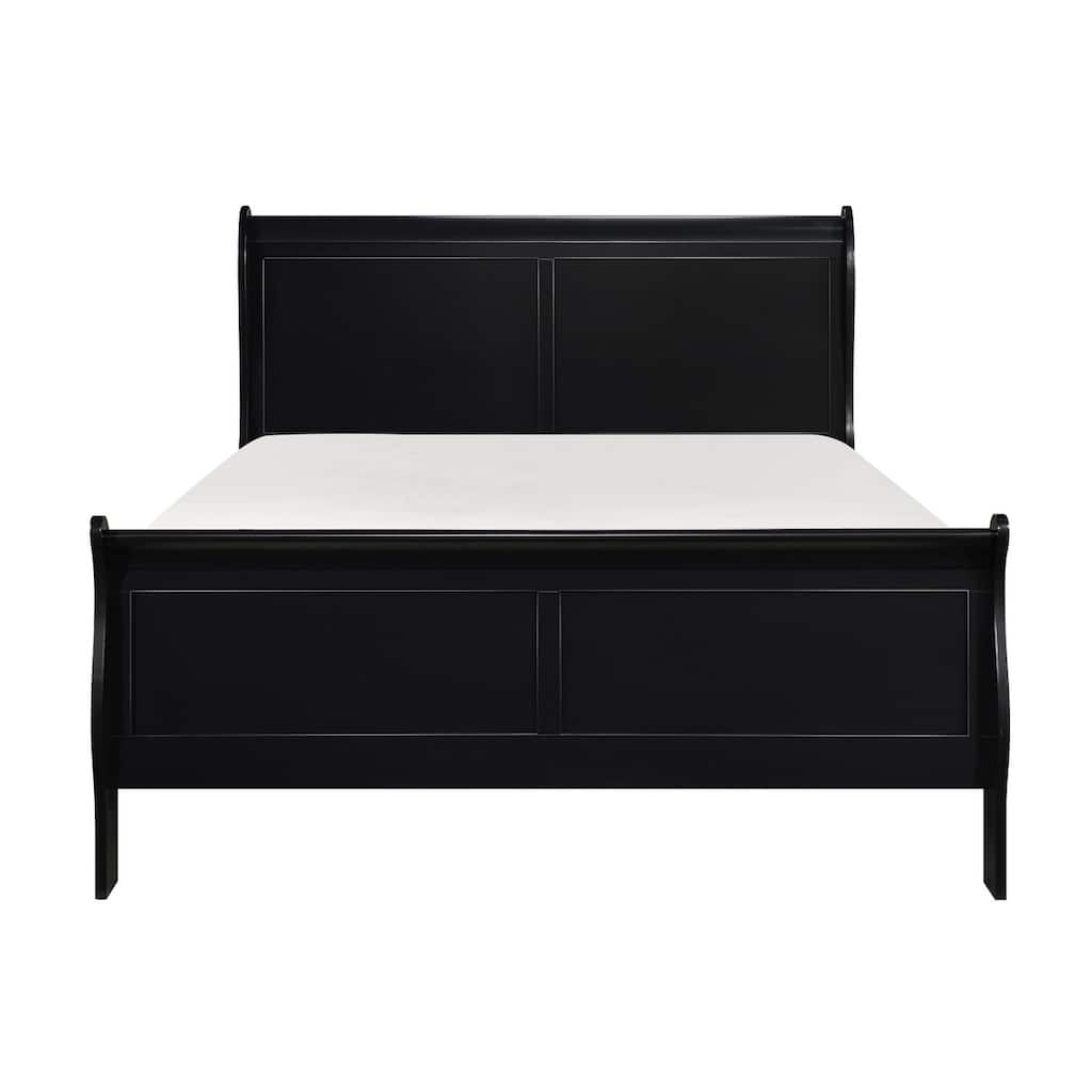 Monty Black Sleigh Bed