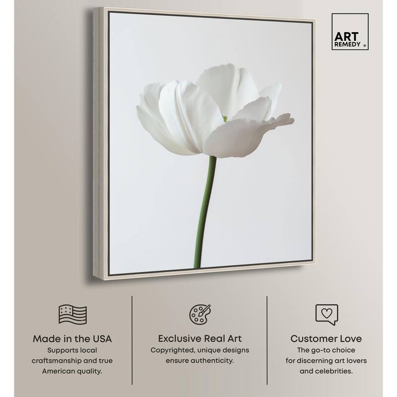 Pearl Floret Canvas by Art Remedy