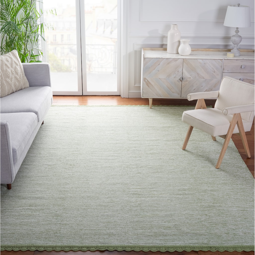 SAFAVIEH, Handmade Flatweave Montauk Gracieuse Casual Cotton Rug
