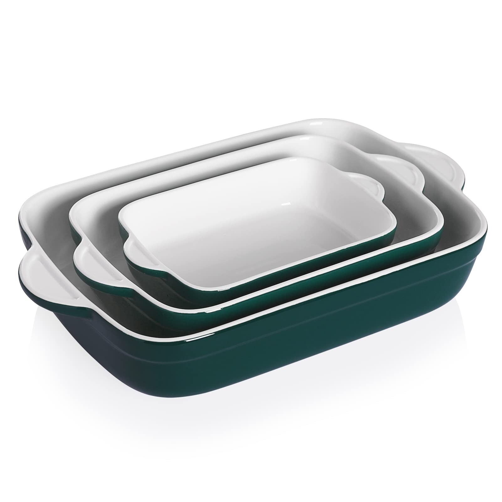 Casserole Dish for Oven, Ceramic Non-Stick Roasting Baking Dish