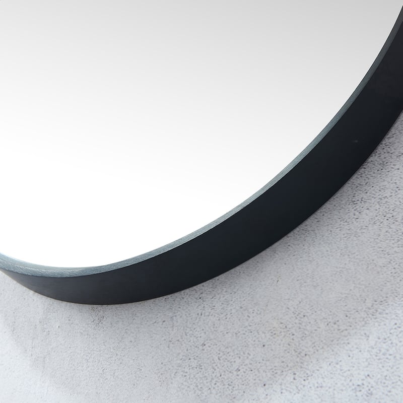 Miajadas Oval Aluminum Framed Wall Mount Mirror