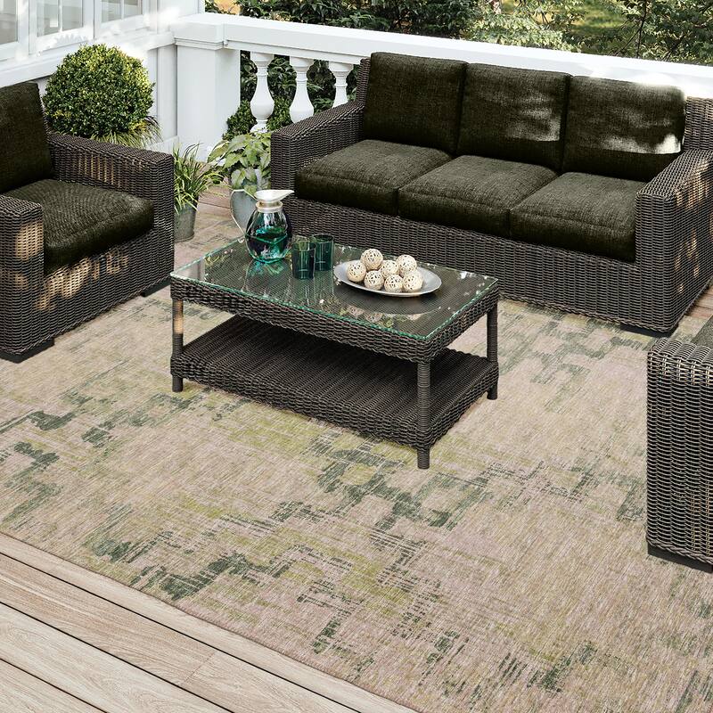 Indoor/ Outdoor Yuma Morroccan Washable Rug