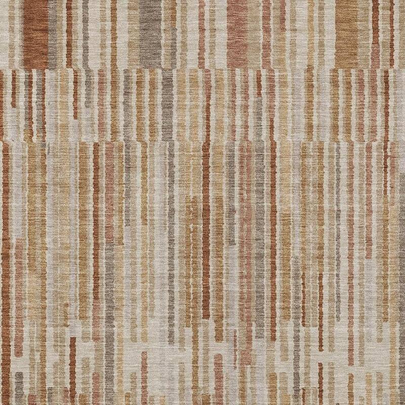 HomeRoots Striped Transitional Rectangle Outdoor Rug