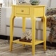 preview thumbnail 17 of 25, Daniella 1-Drawer Wood Storage Accent End Table by iNSPIRE Q Bold Yellow