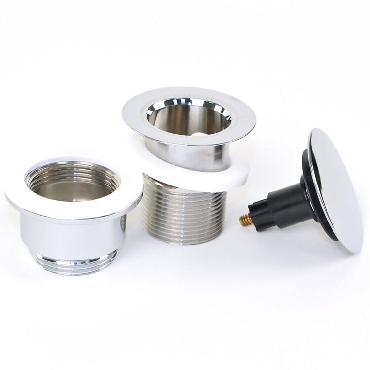 Nameeks Scarabeo 1-1/4" Pop-Up Assembly without Overflow from the - Chrome