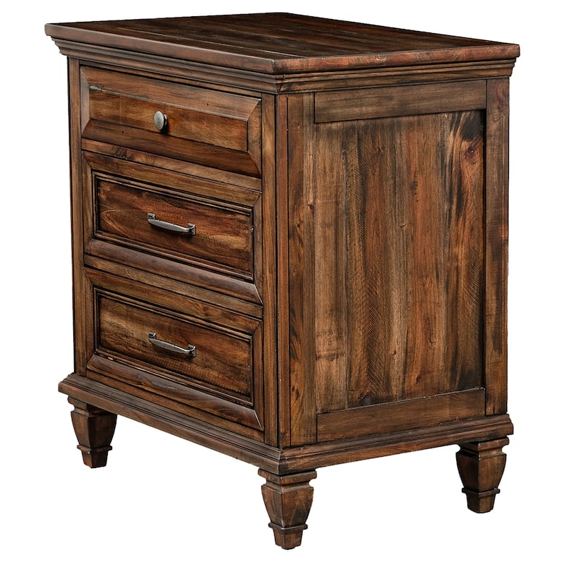 Avenue Farmhouse 3-drawer Bedroom Nightstand