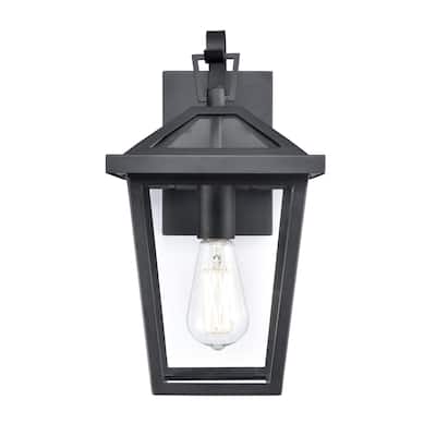 Millennium Lighting Mensun 1 Light Outdoor Wall Sconce in Textured Black