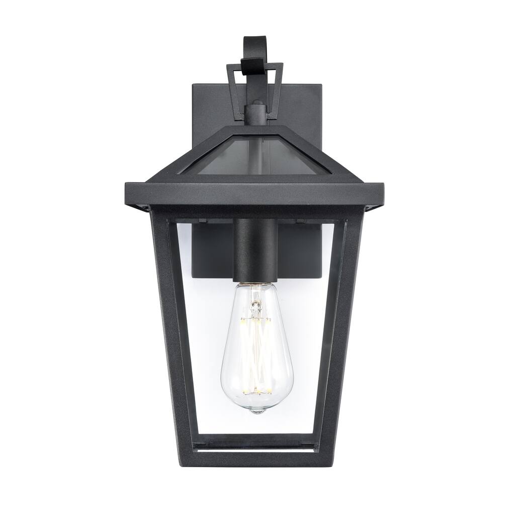 Millennium Lighting Mensun 1 Light Outdoor Wall Sconce in Textured Black
