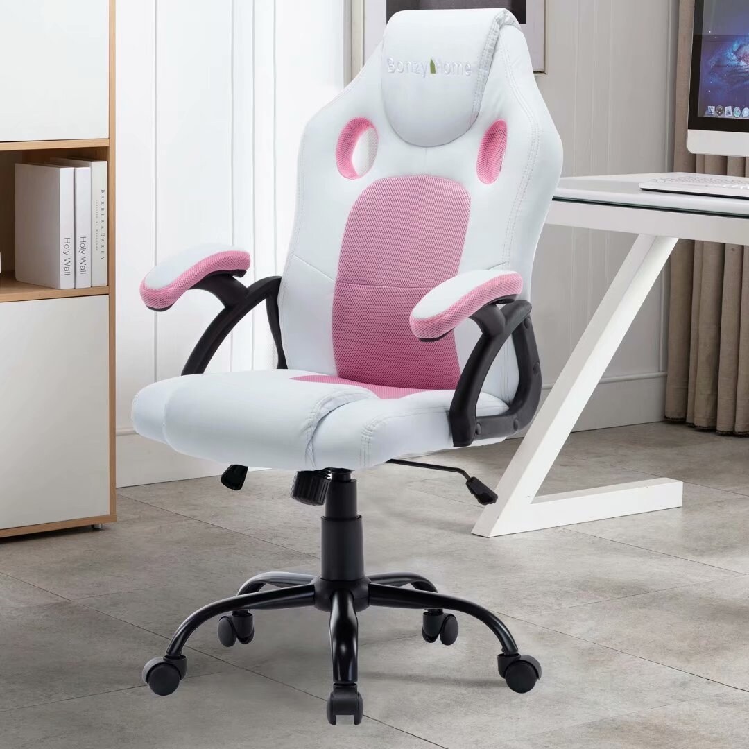 Bonzy home shop gaming chair pink