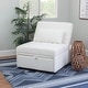 preview thumbnail 1 of 27, Zenda Sofa Bed White-Sherpa