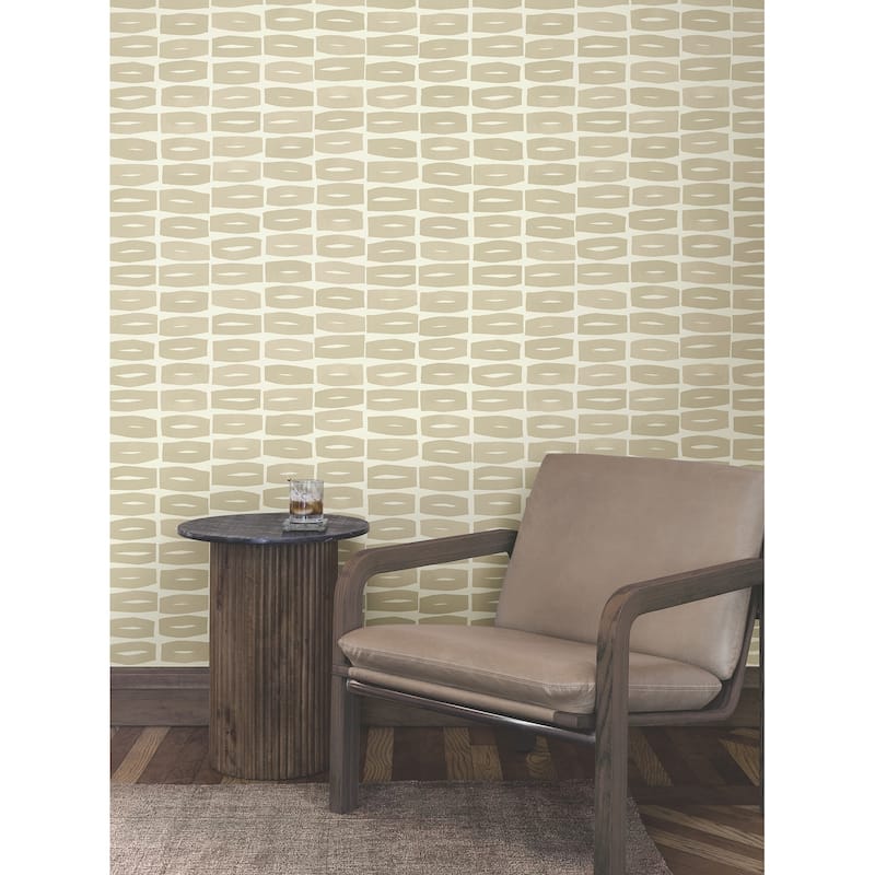 York Wallcoverings Modernist Motif Linseed Oil Wallpaper