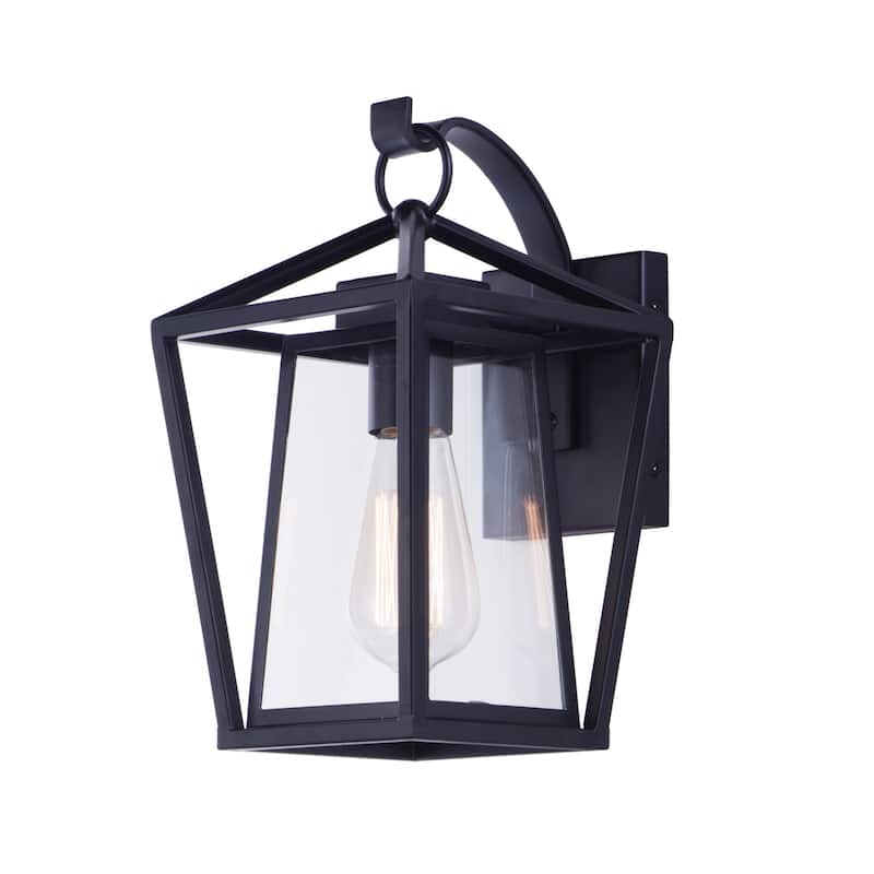 Maxim Artisan 12" Lantern Wall Sconce - Black