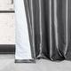 preview thumbnail 9 of 70, Exclusive Fabrics Grommet Blackout Faux Silk Taffeta 108-inch Curtain (1 Panel)