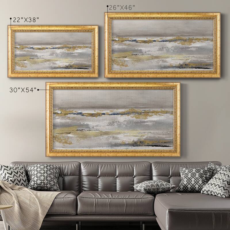 Golden Fog Premium Framed Canvas- Ready to Hang