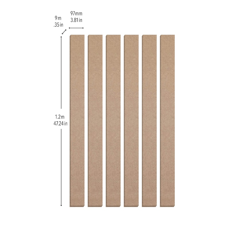 WallPops Wide Paintable Shaker Wall Panels