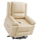 preview thumbnail 13 of 37, Leather Power Lift Recliner with Heat & Massage