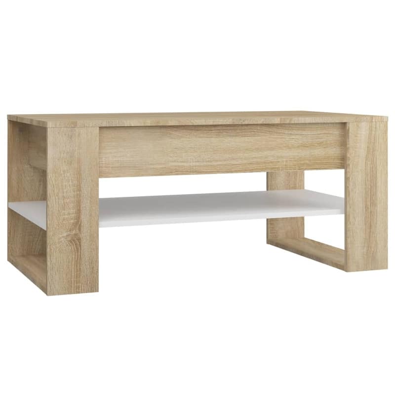 vidaXL Coffee Table multicolor 40.2"x21.7"x17.7" Engineered Wood