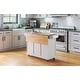 preview thumbnail 45 of 44, Homestyles Mobile Kitchen Island Cart with Wood Top and Dropleaf Breakfast Bar