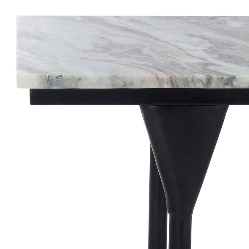SAFAVIEH Home Frederick Marble Console Table - 40"W x 12"D x 30"H