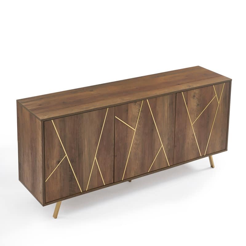 63'' W Wood Buffets and Sideboards Storage Cabinet