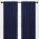 preview thumbnail 29 of 31, Chanasya Velvet Partial Blackout Room Darkening Window Curtain Panel Pair (Set of 2)