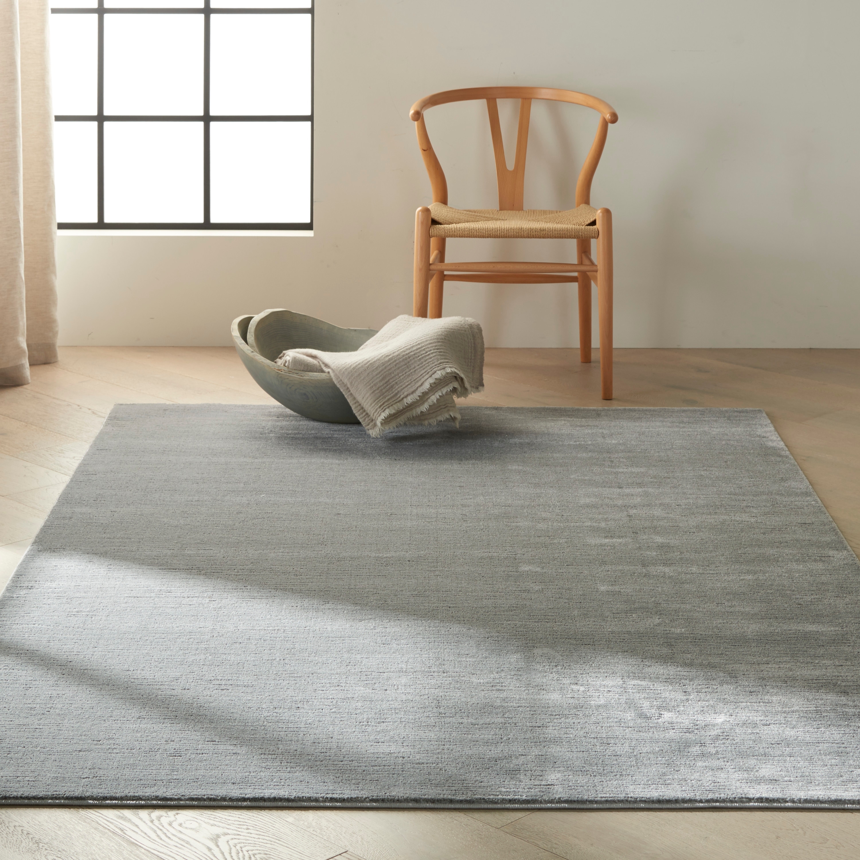 Ik was mijn kleren fluweel Botanist Calvin Klein Home Jackson Solid Area Rug - Overstock - 27587258