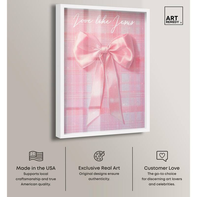 Love Like Jesus Bow Shadowbox by Art Remedy