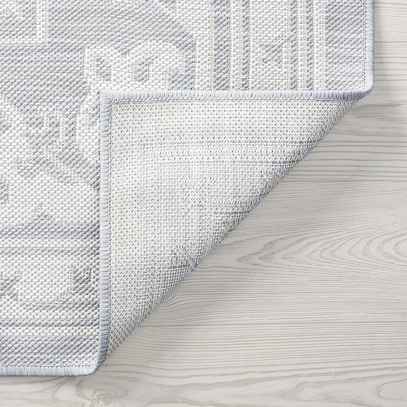 Exo Coastal Oriental Indoor/Outdoor Area Rug