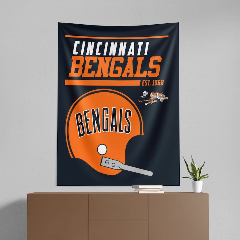 NFL Cincinnati Bengals 40 YD Dash Legacy Wall Hanging - 50"x60"
