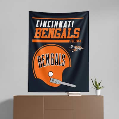 NFL Cincinnati Bengals 40 YD Dash Legacy Wall Hanging - 50"x60"