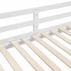 preview thumbnail 13 of 20, Wood Queen Size Bunk Bed with Ladder for Space-Saving and Easy Access