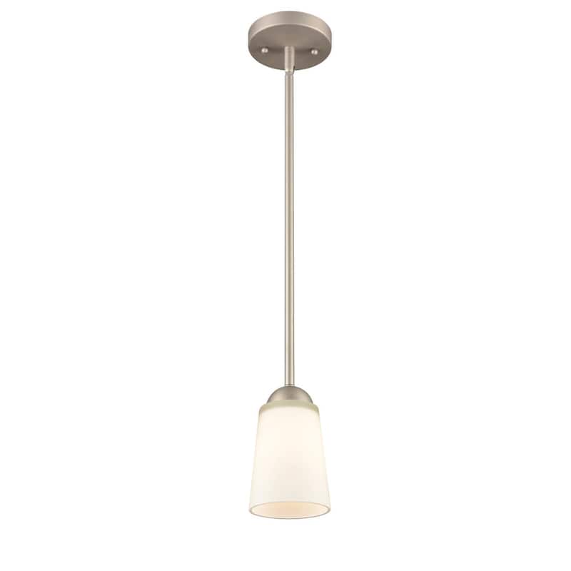Millennium Lighting Ivey Lake Single Light 5" Wide Mini Pendant - Satin Nickel