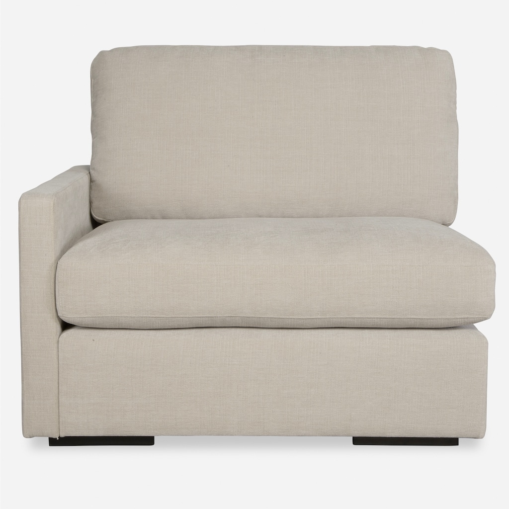 Uttermost Refuge Sand Left Arm Facing Sofa - 30"Hx 43.25"Wx 37.5 "D